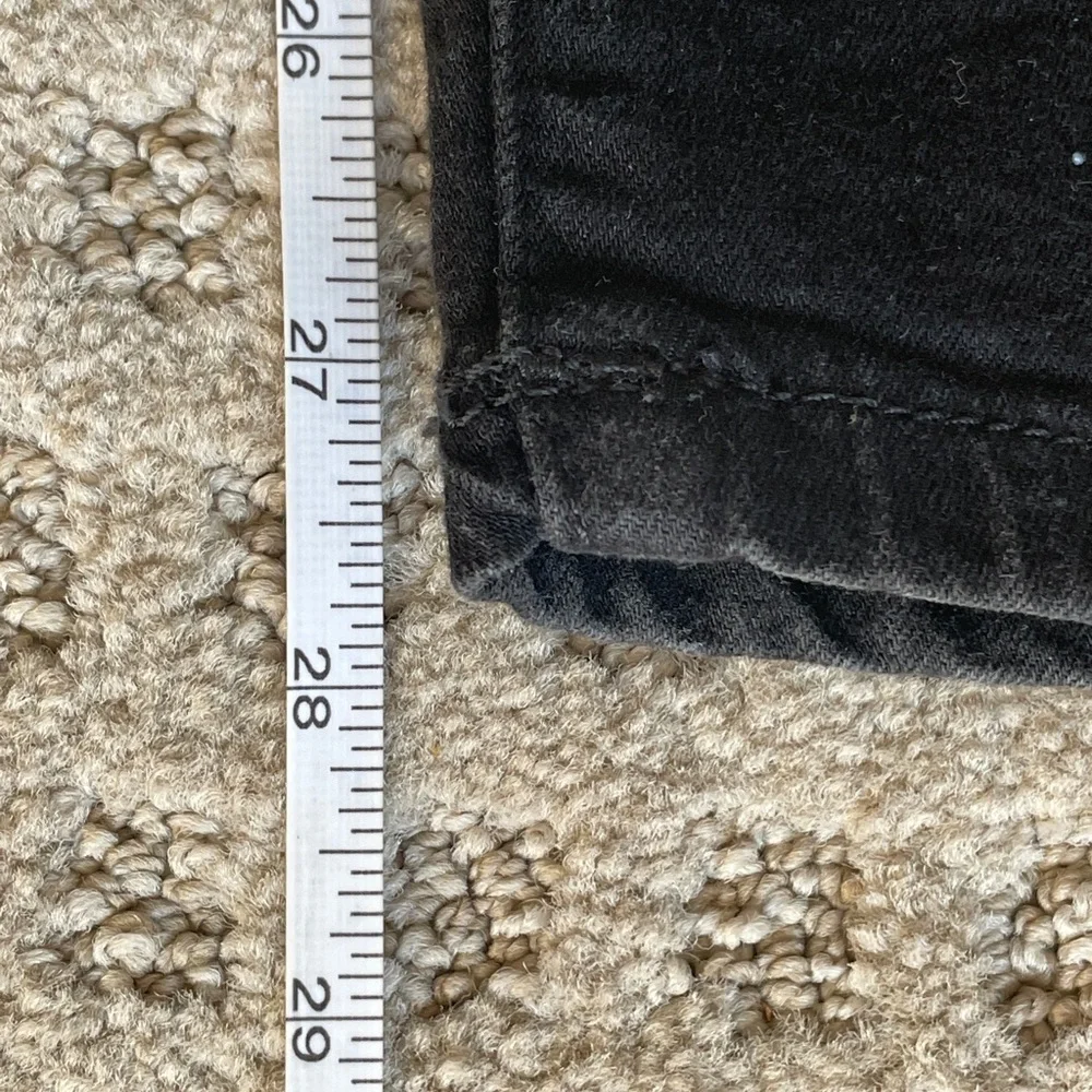 GAP 1969 ULTRA SKINNY BLACK DENIM JEANS SIZE 25/0 EUC - Picture 8 of 11